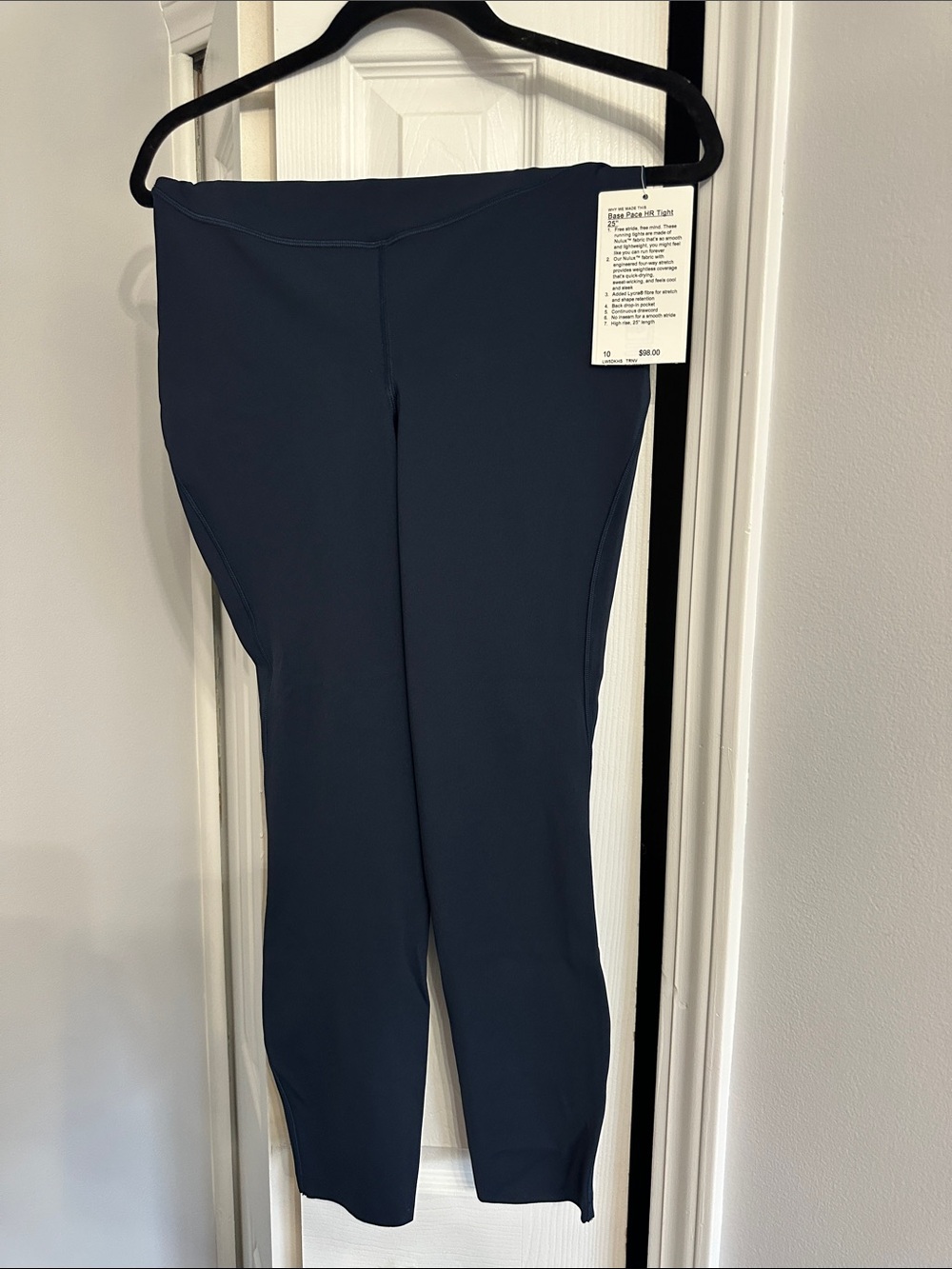 Lululemon base pace tight 25 inch size 10 - Picture 1 of 6